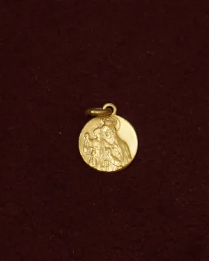 18K Gold Religious Charm