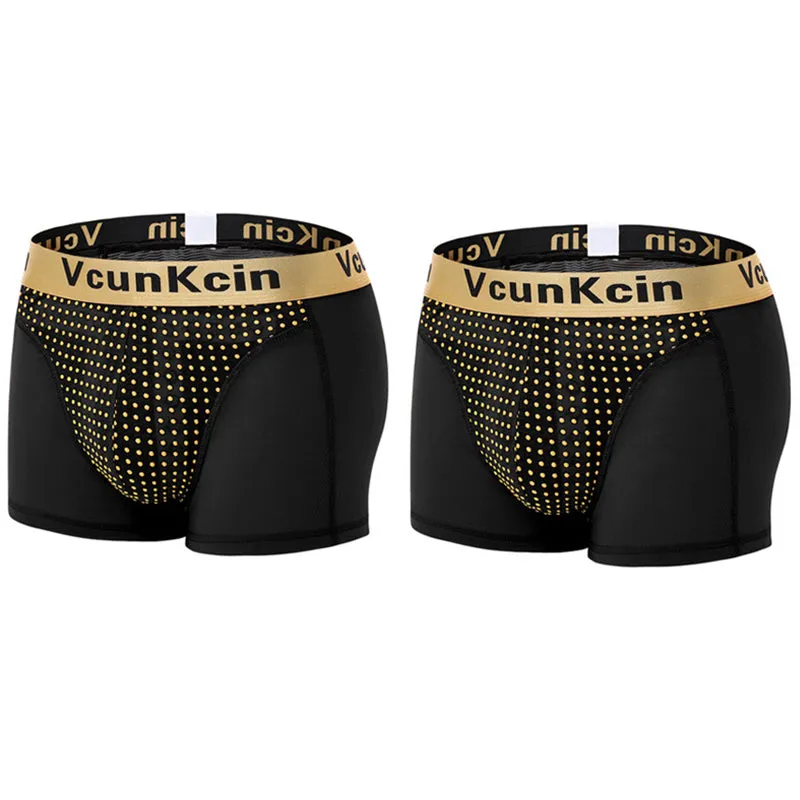 2Pcs Men's Functional Soft Modal Boxer Briefs