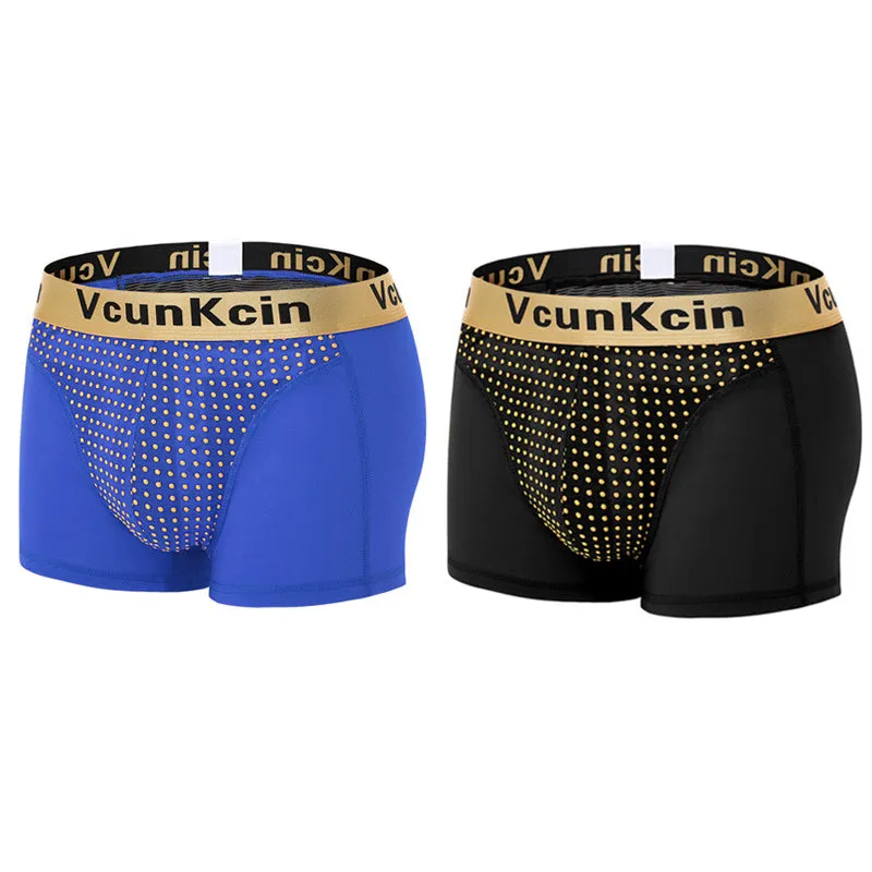 2Pcs Men's Functional Soft Modal Boxer Briefs