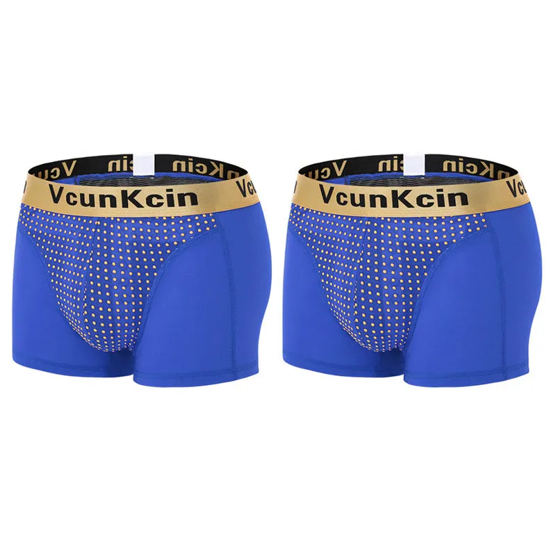 2Pcs Men's Functional Soft Modal Boxer Briefs