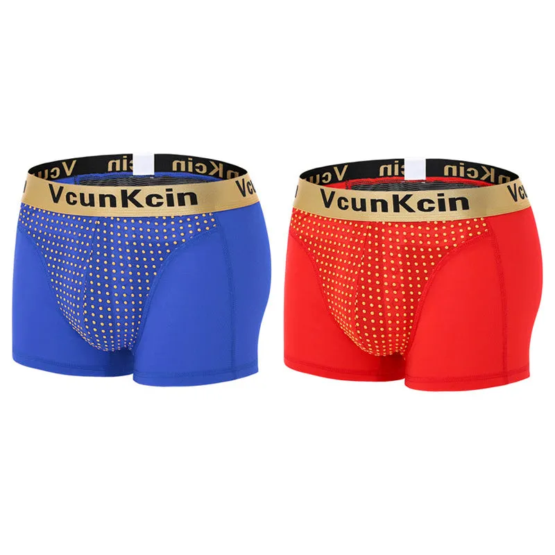 2Pcs Men's Functional Soft Modal Boxer Briefs