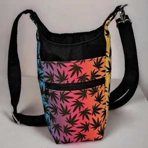 420 leaf water bottle bag