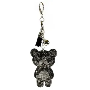 ACC-00013 - Black and Silver Bear Keychain