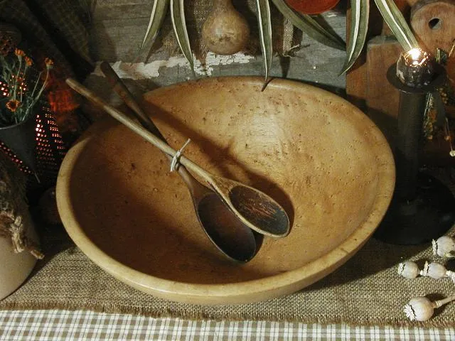 Antique Birds Eye Maple Dough Bowl Gorgeous Color