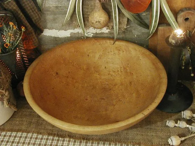 Antique Birds Eye Maple Dough Bowl Gorgeous Color