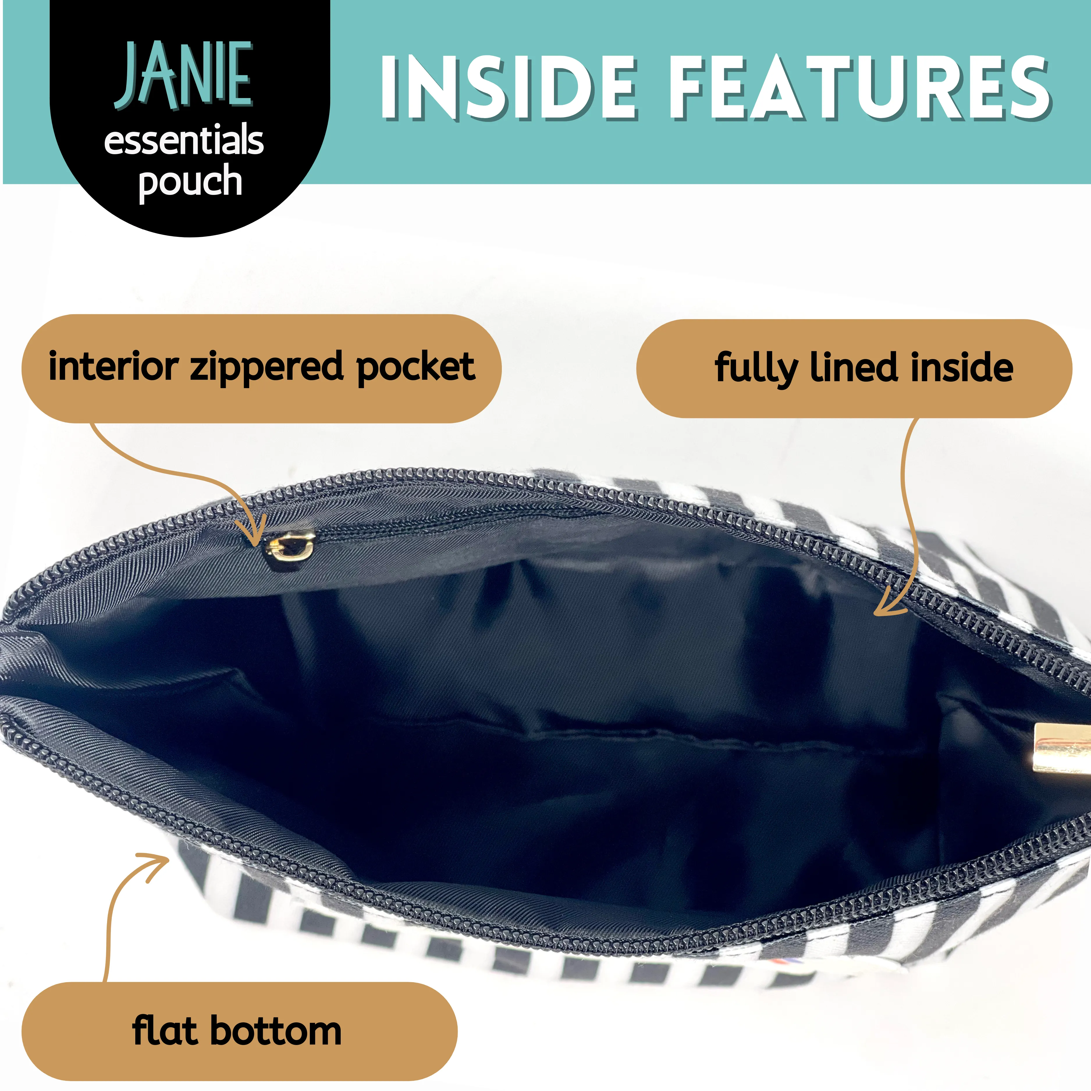 Awesome Grandma Janie Zippered Pouch