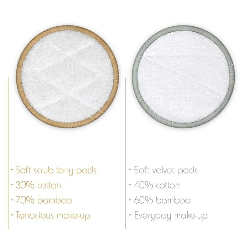 Bamboo Makeup Remover Pads 16 Pack