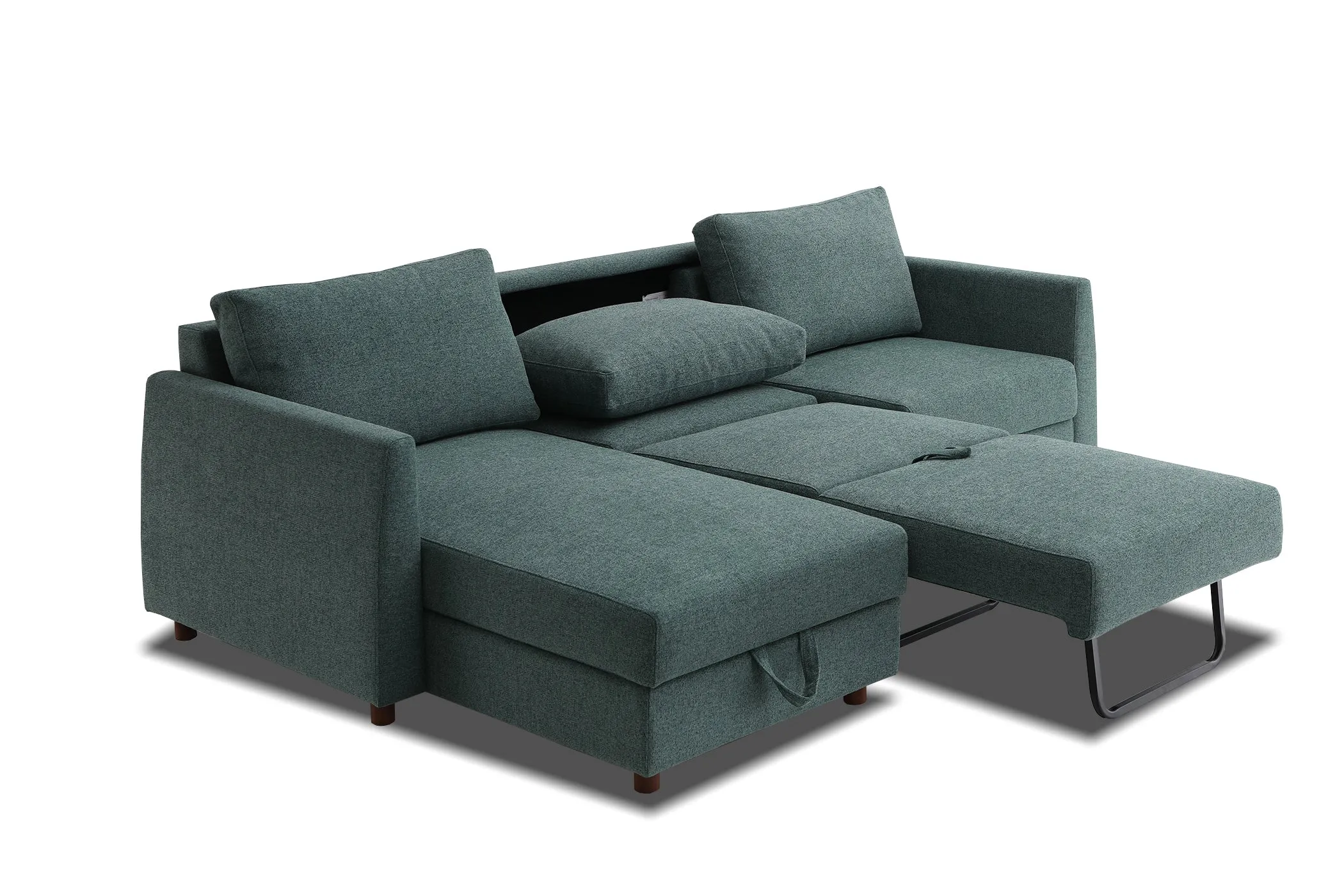 Bergen Reversible Sectional Sofa Bed With Storage