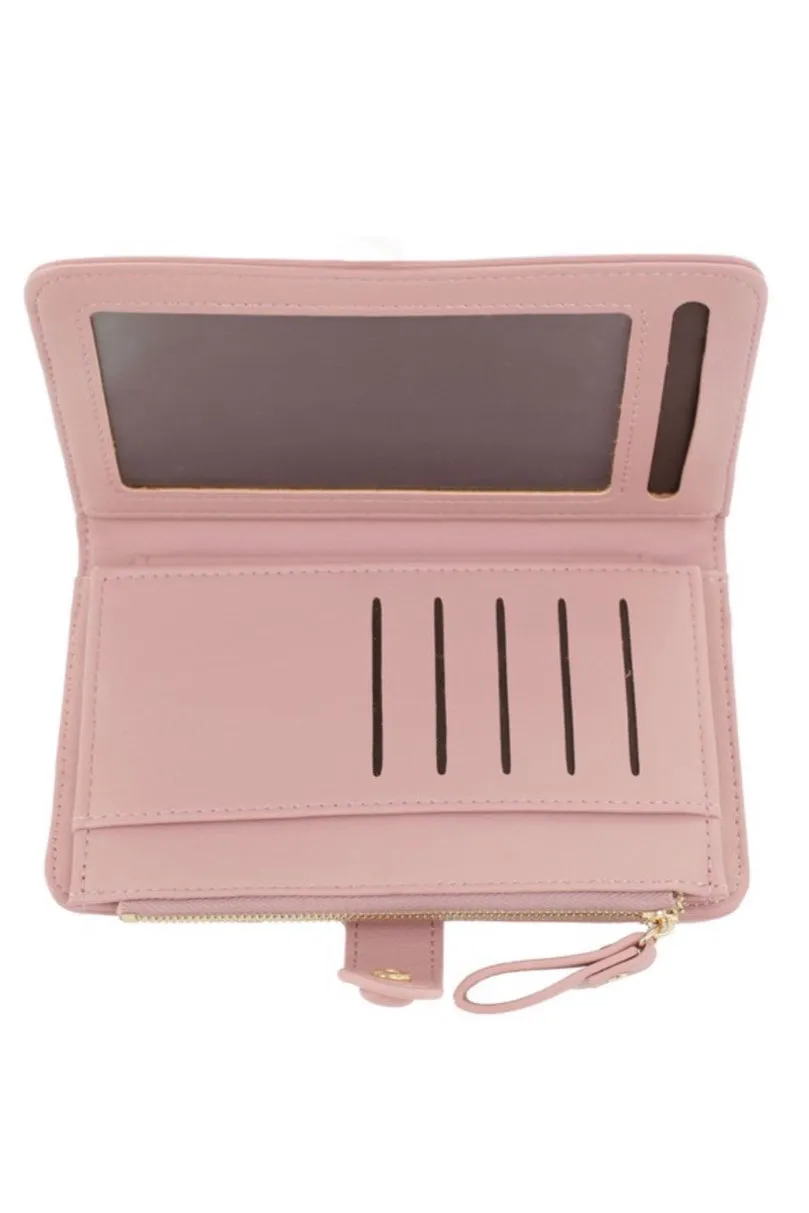 Bifold Wallet with Touch Screen Window Case Style 1191