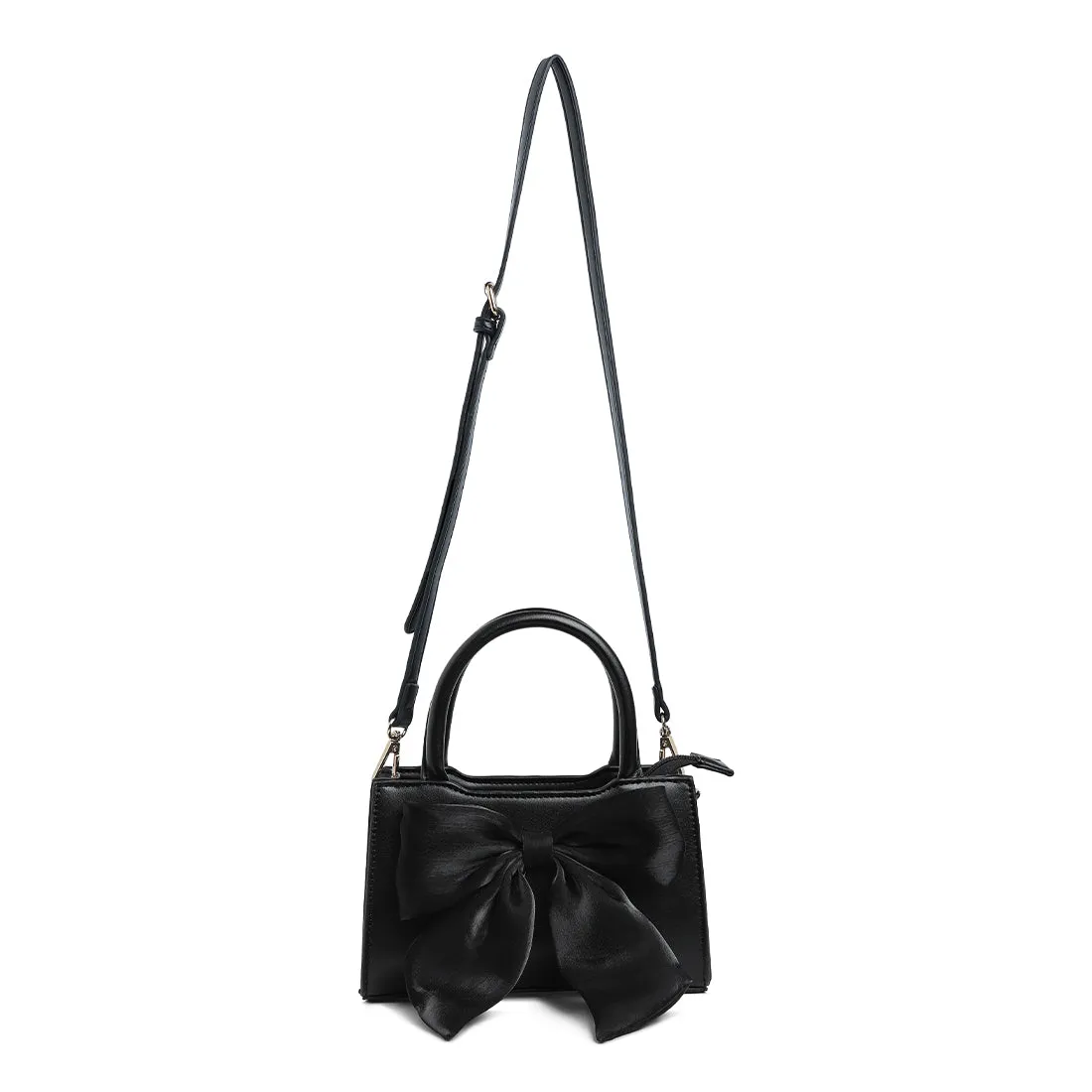 Big Bow Detail Mini Handbag