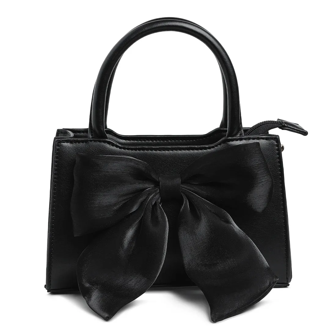 Big Bow Detail Mini Handbag