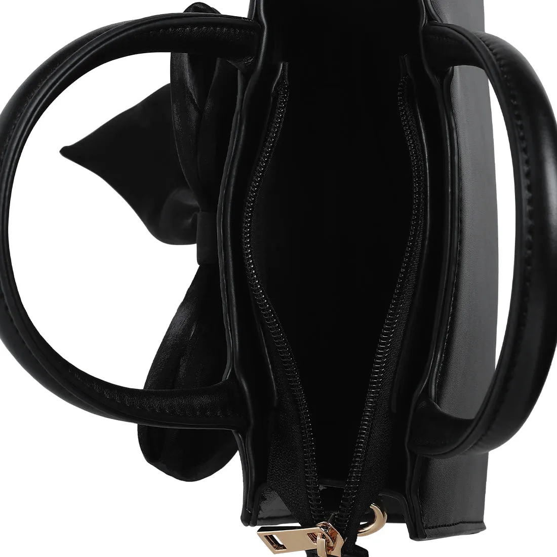 Big Bow Detail Mini Handbag