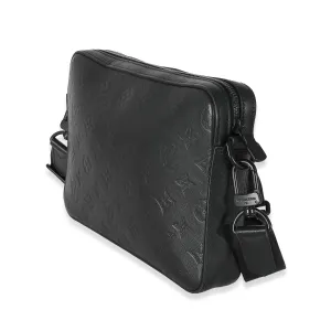 Black Monogram Shadow Duo Messenger