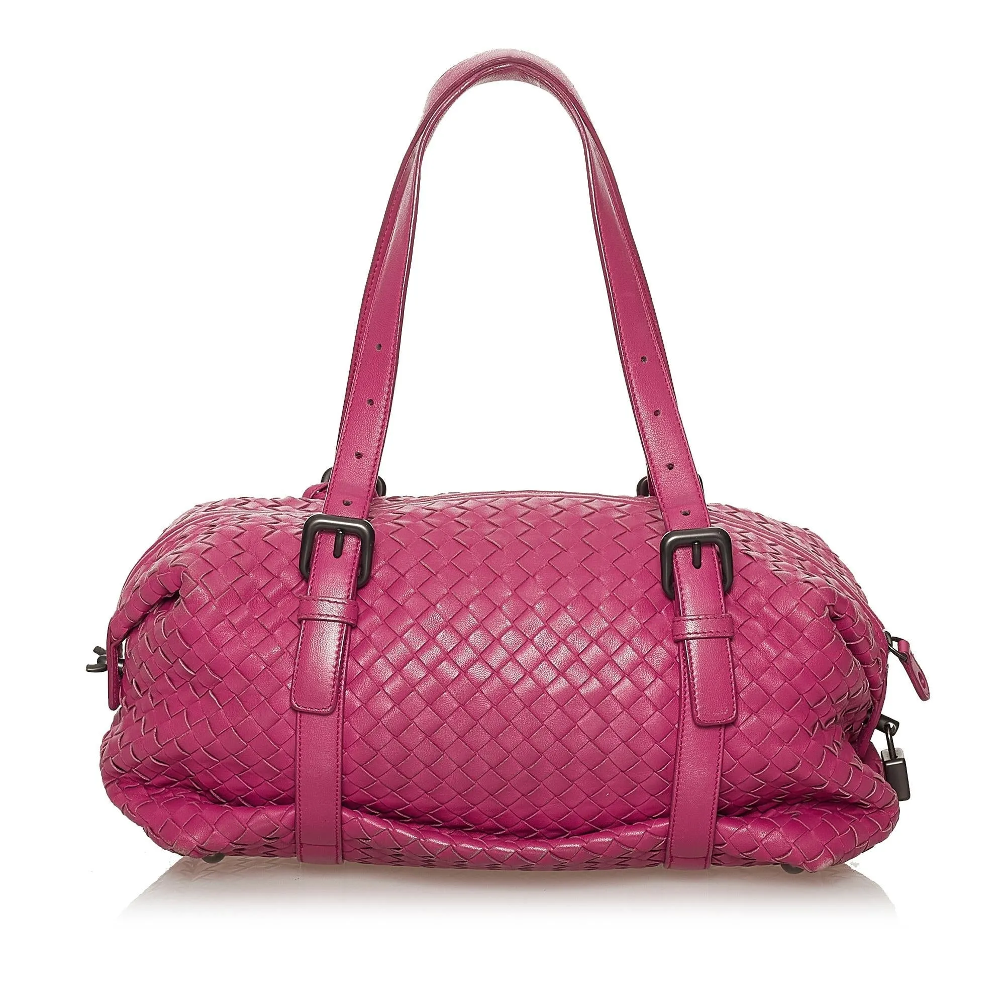 Bottega Veneta Intrecciato Leather Shoulder Bag (SHG-28389)