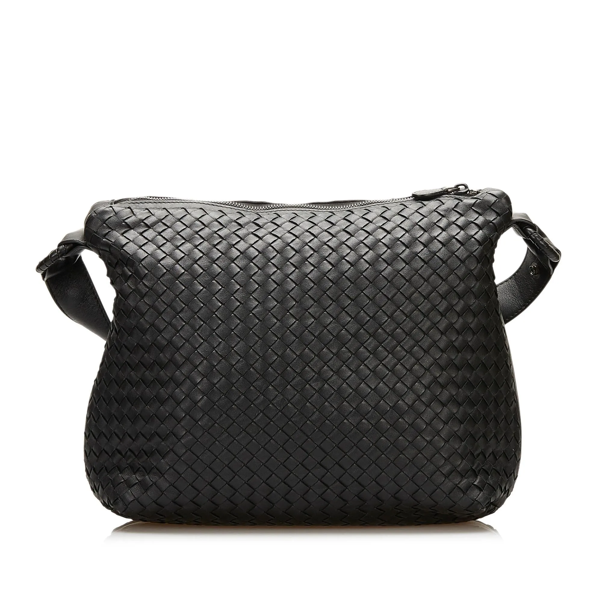 Bottega Veneta Intrecciato Leather Shoulder Bag (SHG-35446)