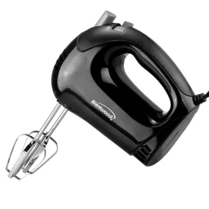 Brentwood HM-44 Lightweight 5-Speed Electric Hand Mixer, Black