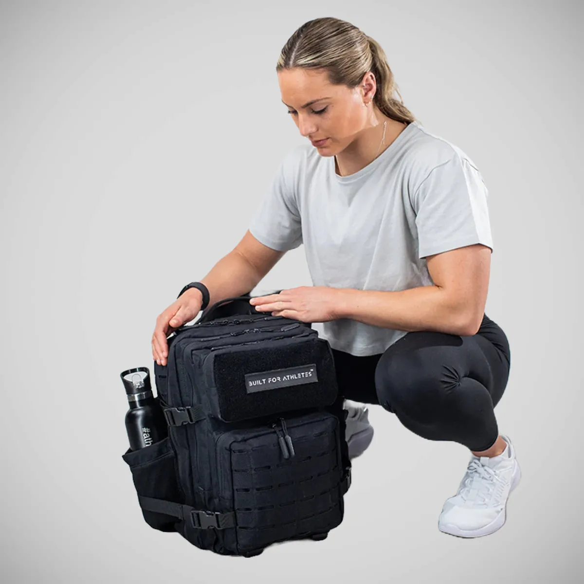 Built For Athletes Small Gym Backpack Black