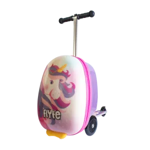 BUY 1 GET 1 FREE! Zinc Flyte Luna the Unicorn Scooter Suitcase