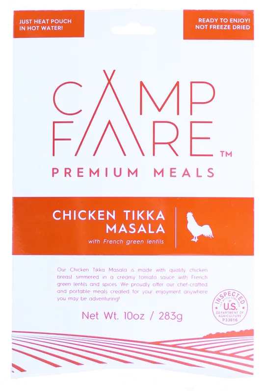 Campfare Chicken Tikka Masala with French Green Lentils