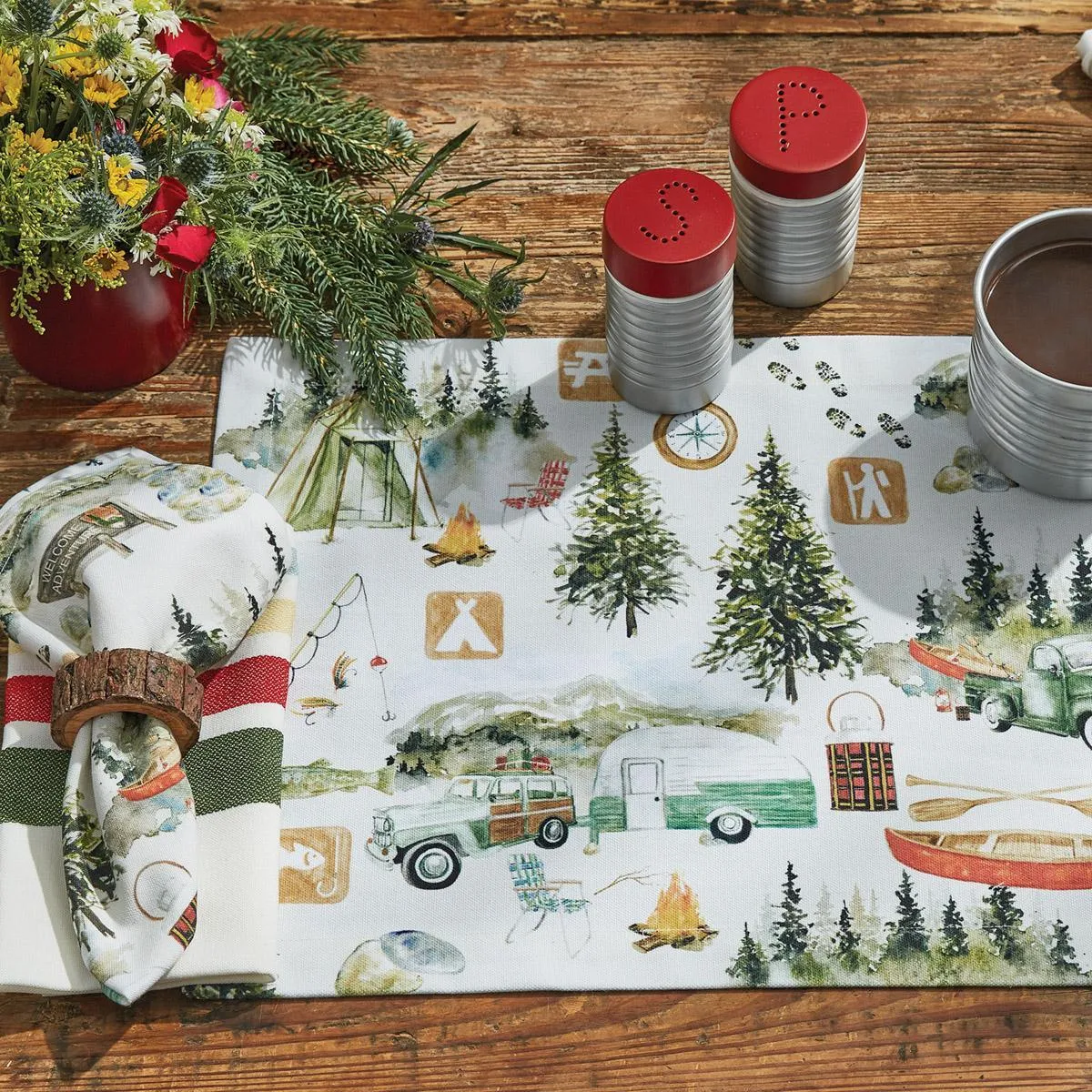 Camping Napkin - Set of 4 Park Designs