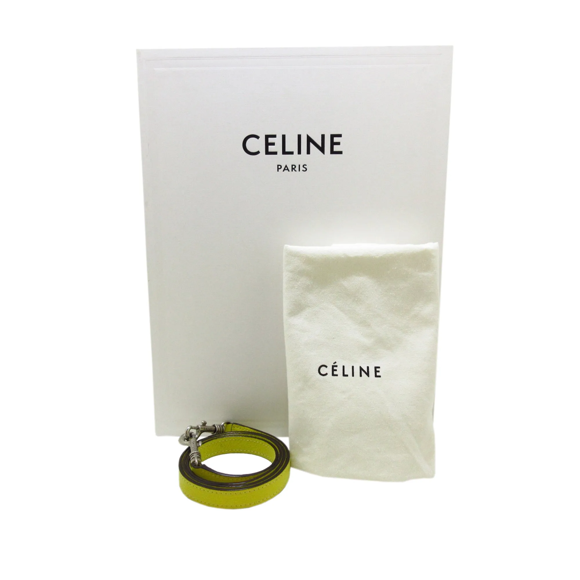 Celine Luggage Handbag Nano Yellow