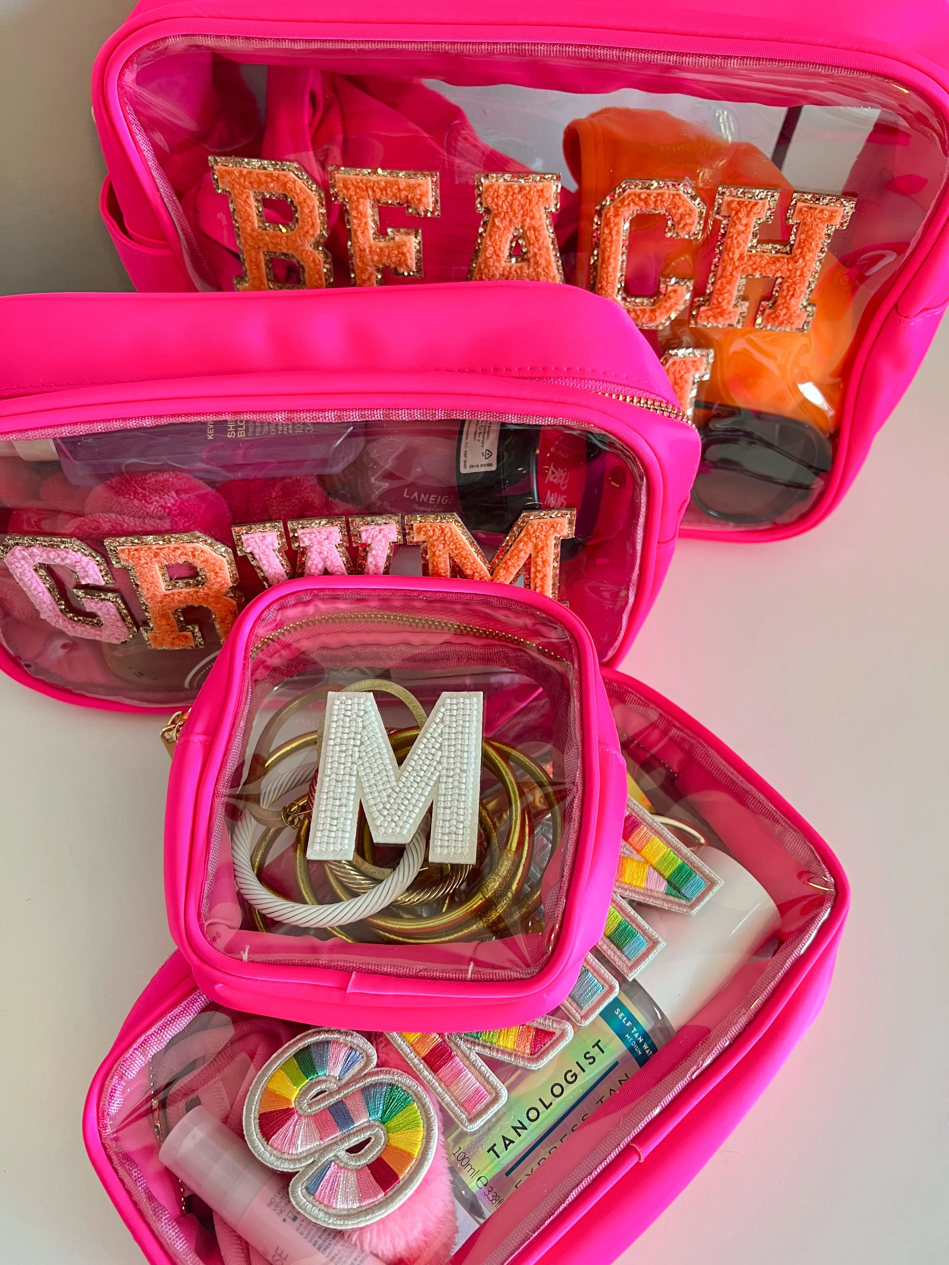 Clear Makeup Bag Collection