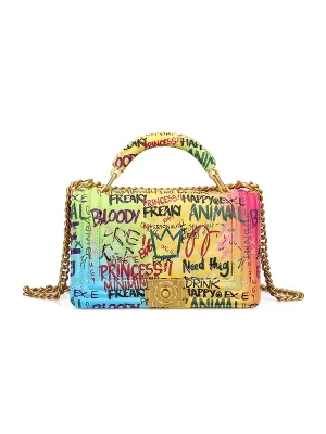 Colorful Graffiti Handbag