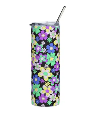 Crazy Daisy Stainless Steel Tumbler