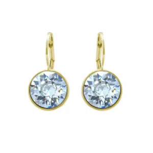 Crystal Swarovski Gold Plated Drop Earrings