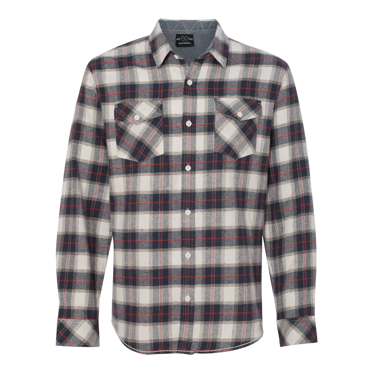 D1201M Mens Yarn-Dyed Long Sleeve Flannel Shirt