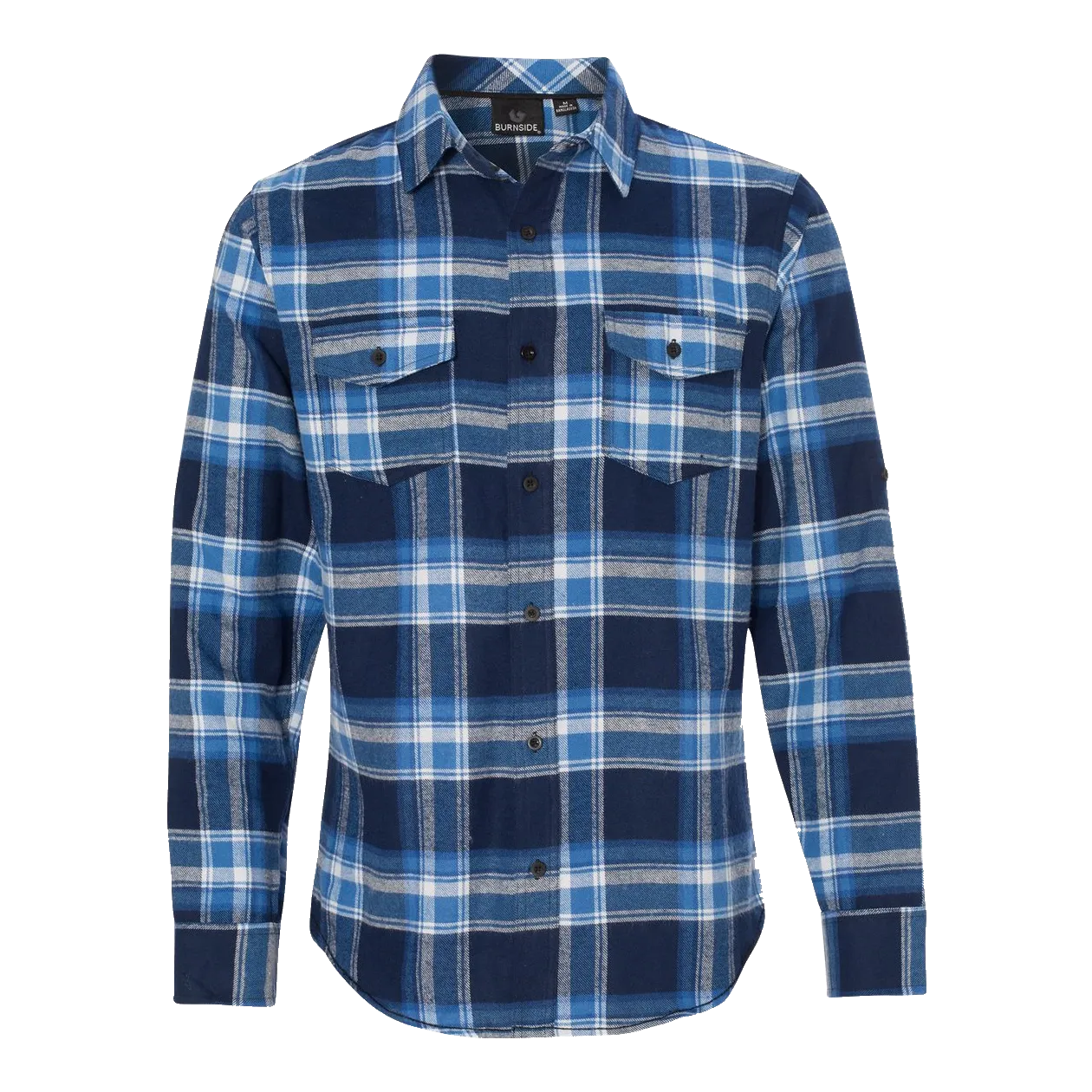 D1201M Mens Yarn-Dyed Long Sleeve Flannel Shirt