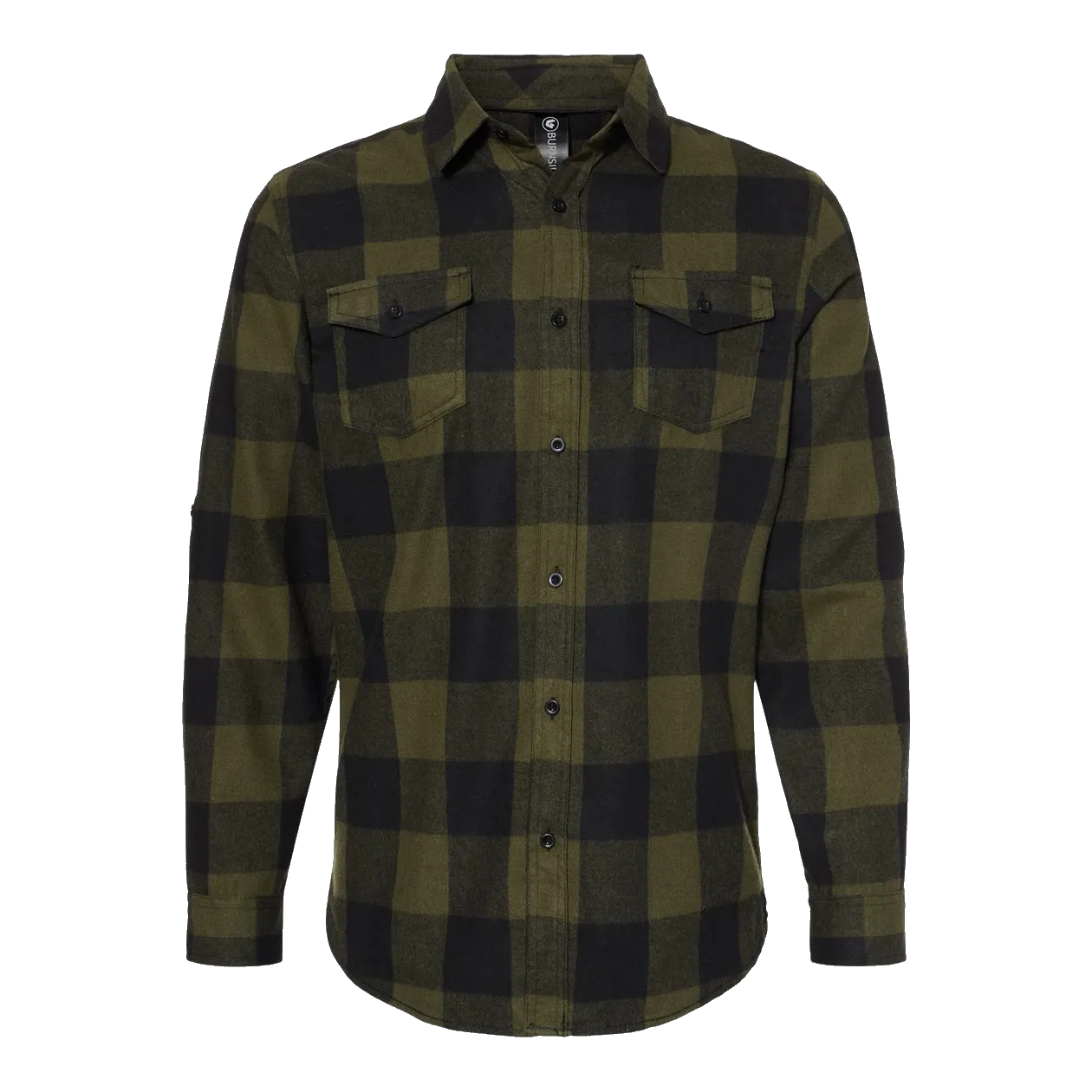 D1201M Mens Yarn-Dyed Long Sleeve Flannel Shirt