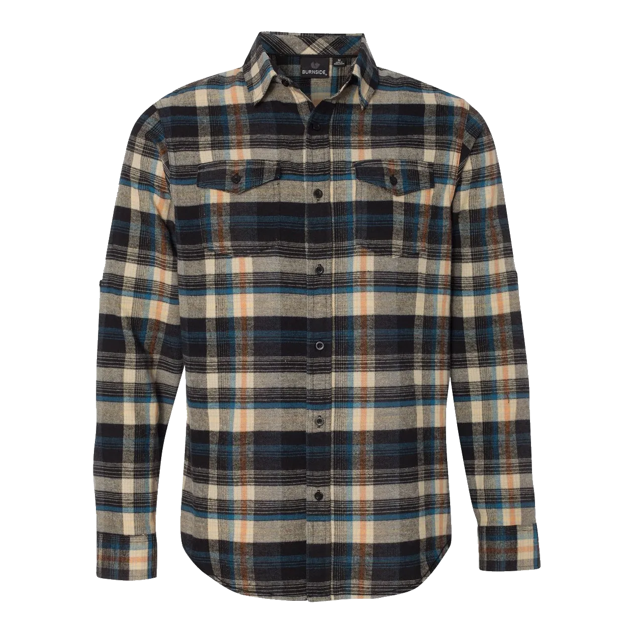 D1201M Mens Yarn-Dyed Long Sleeve Flannel Shirt