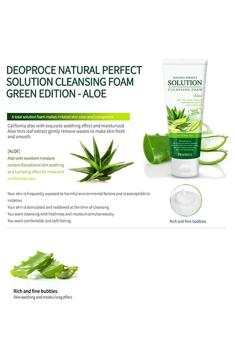 [DEOPROCE] Natural Perfect Solution Cleansing Foam (170g/5.75fl.oz)