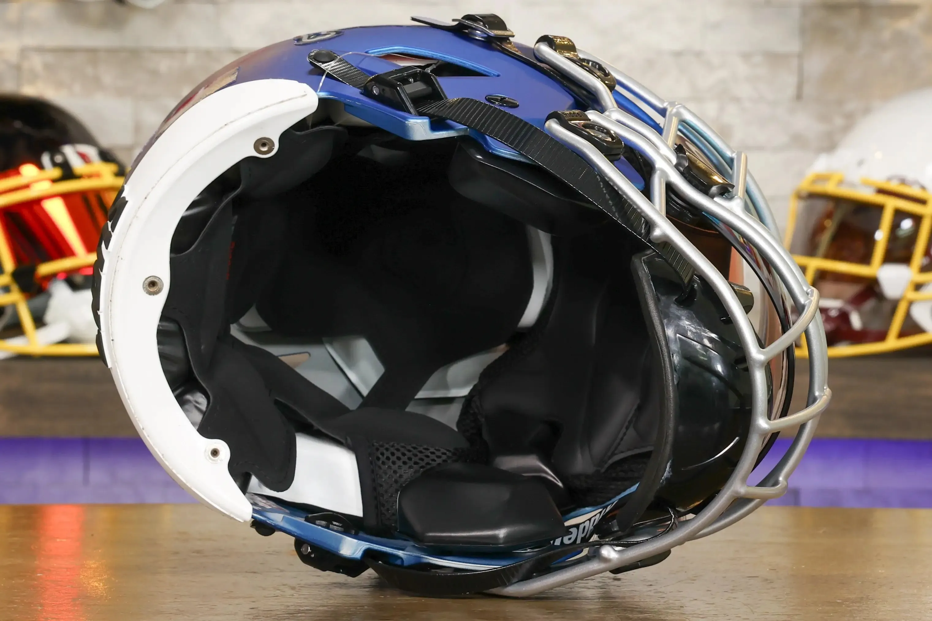 Detroit Lions Alternate Riddell SpeedFlex Helmet - GG Edition 01173