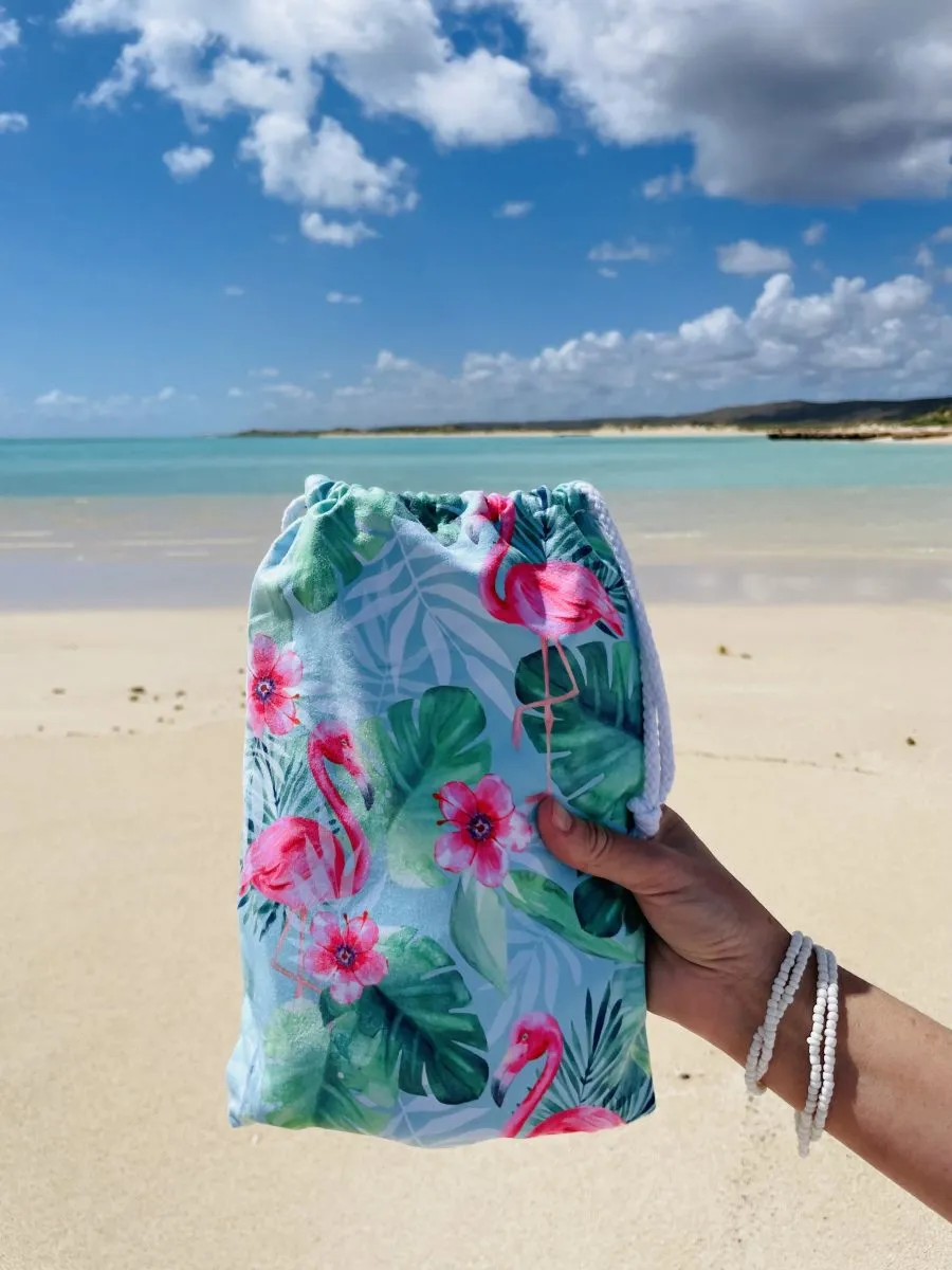 Flamingo Sand Free Carry Bag