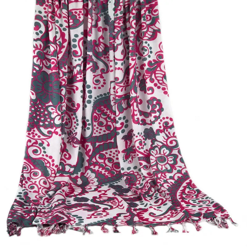 Floral Fern Sarong