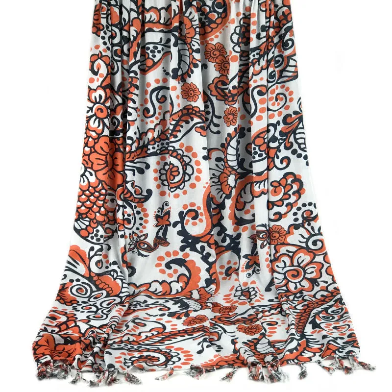 Floral Fern Sarong