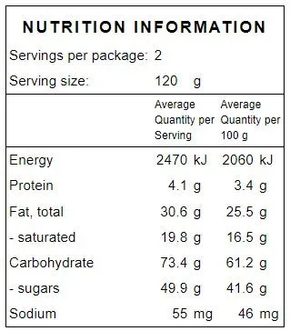 GINGER CRUNCH SLICES (2x120g)