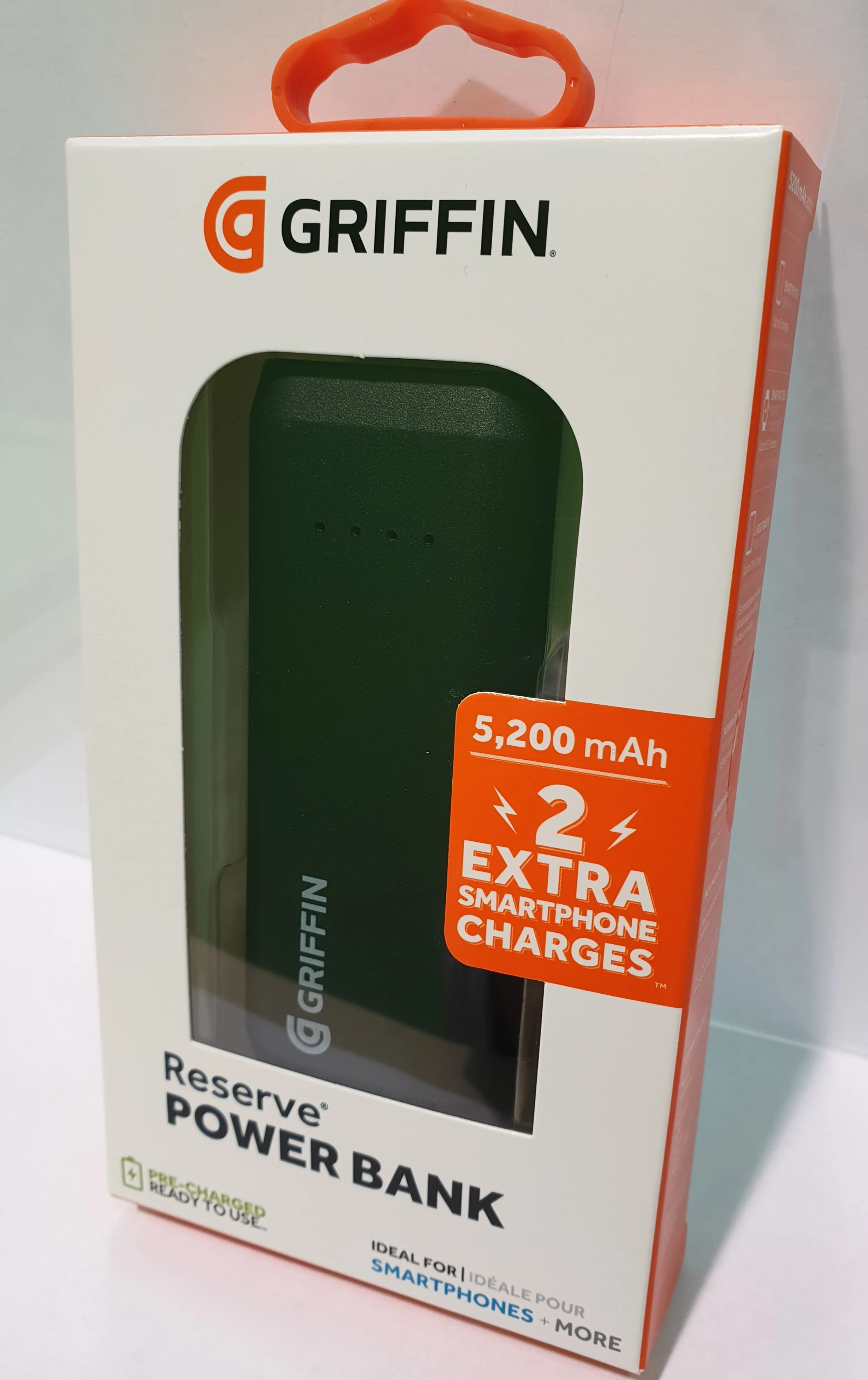 Griffin PowerBank USB 5200MAH 2x Extra SmartPhone Tablet Charges