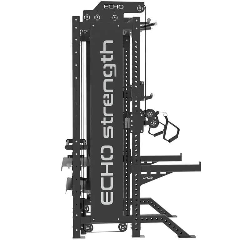 Half Rack Functional Trainer Combo with Storage