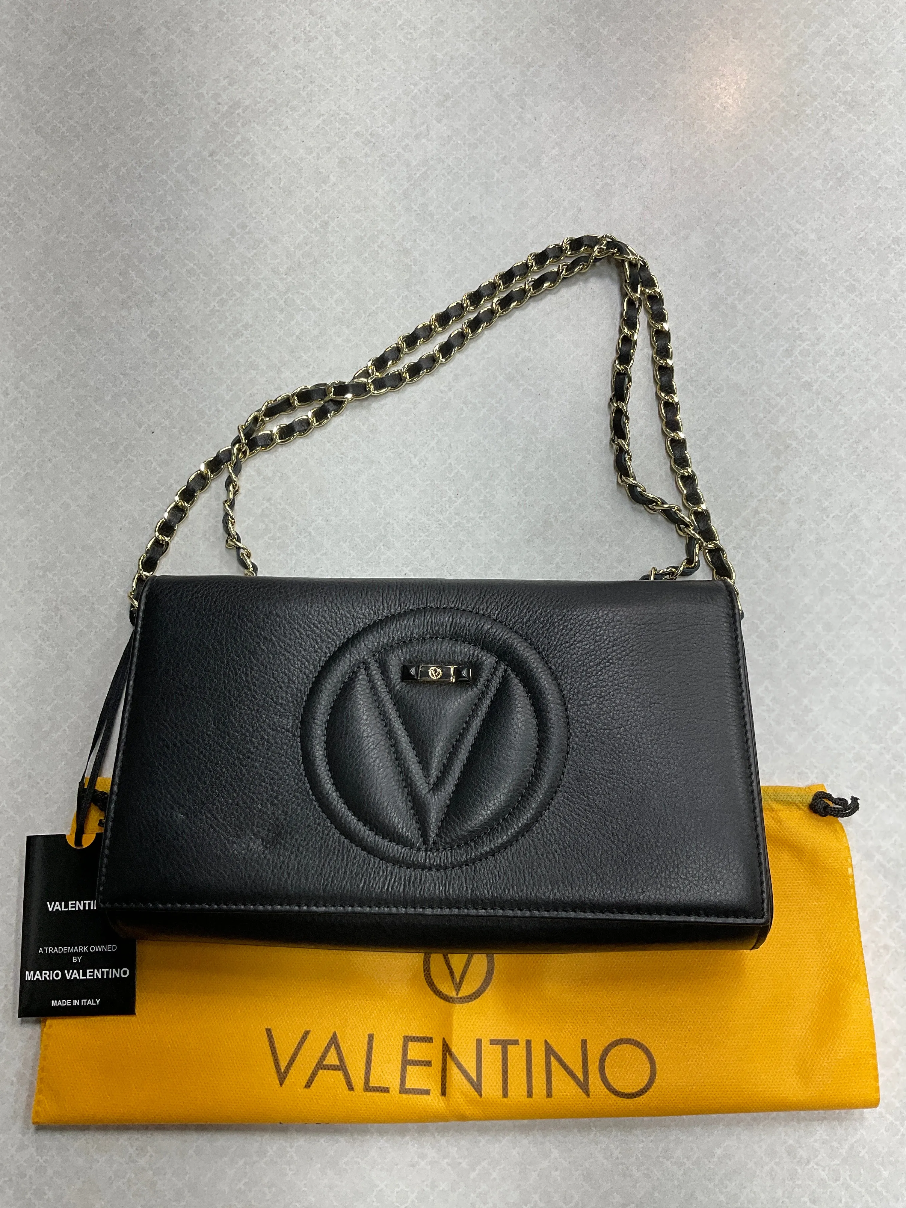 Handbag Designer By Valentino-Mario In Black, Size:Medium