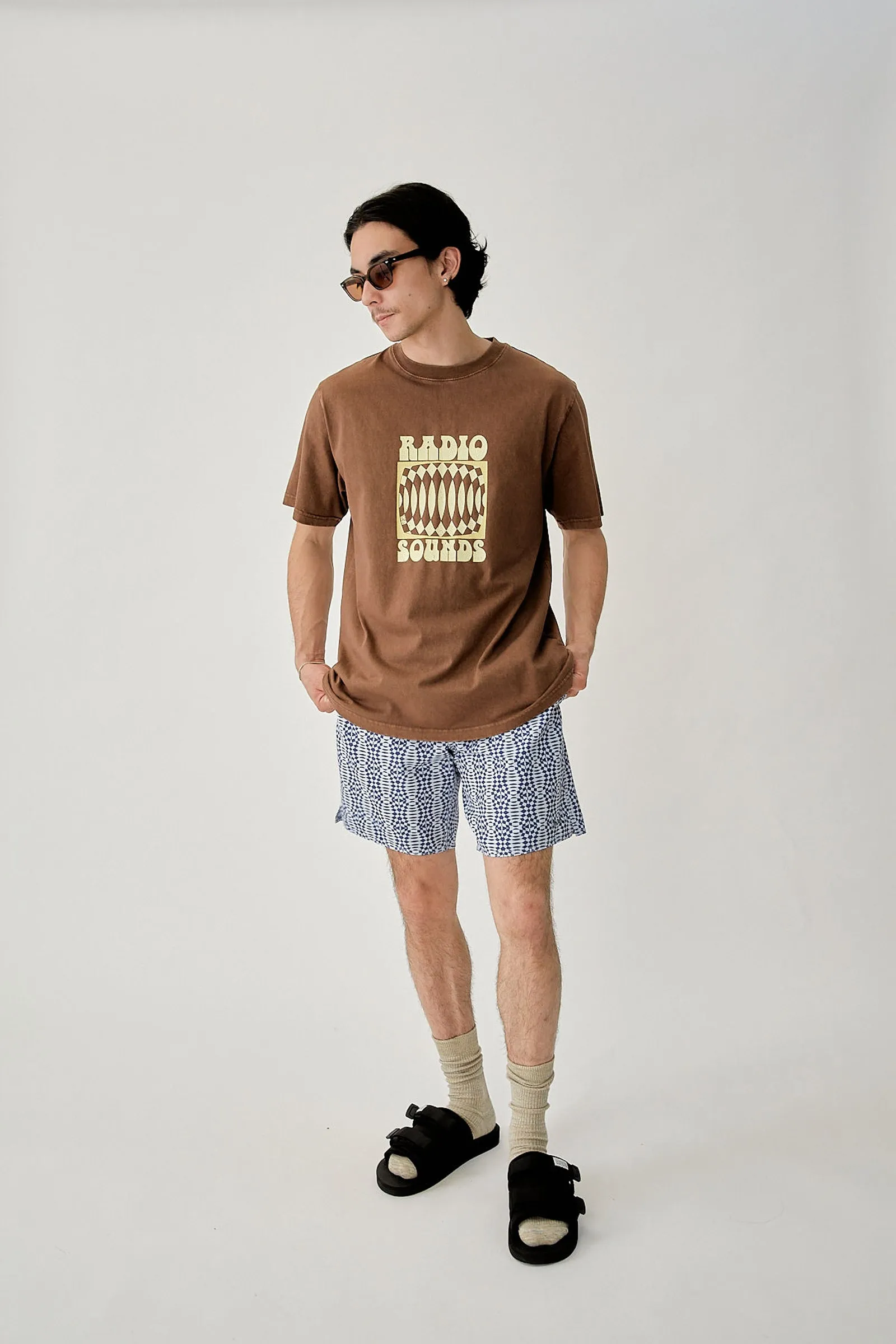 Interrupted Vintage Ss T-Shirt Brown