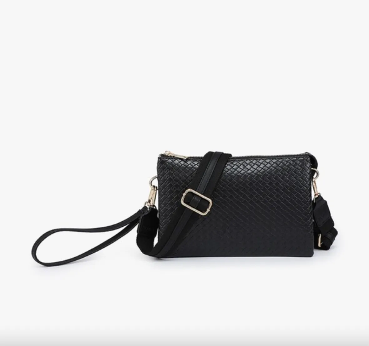 Izzy Diagonal Woven Crossbody