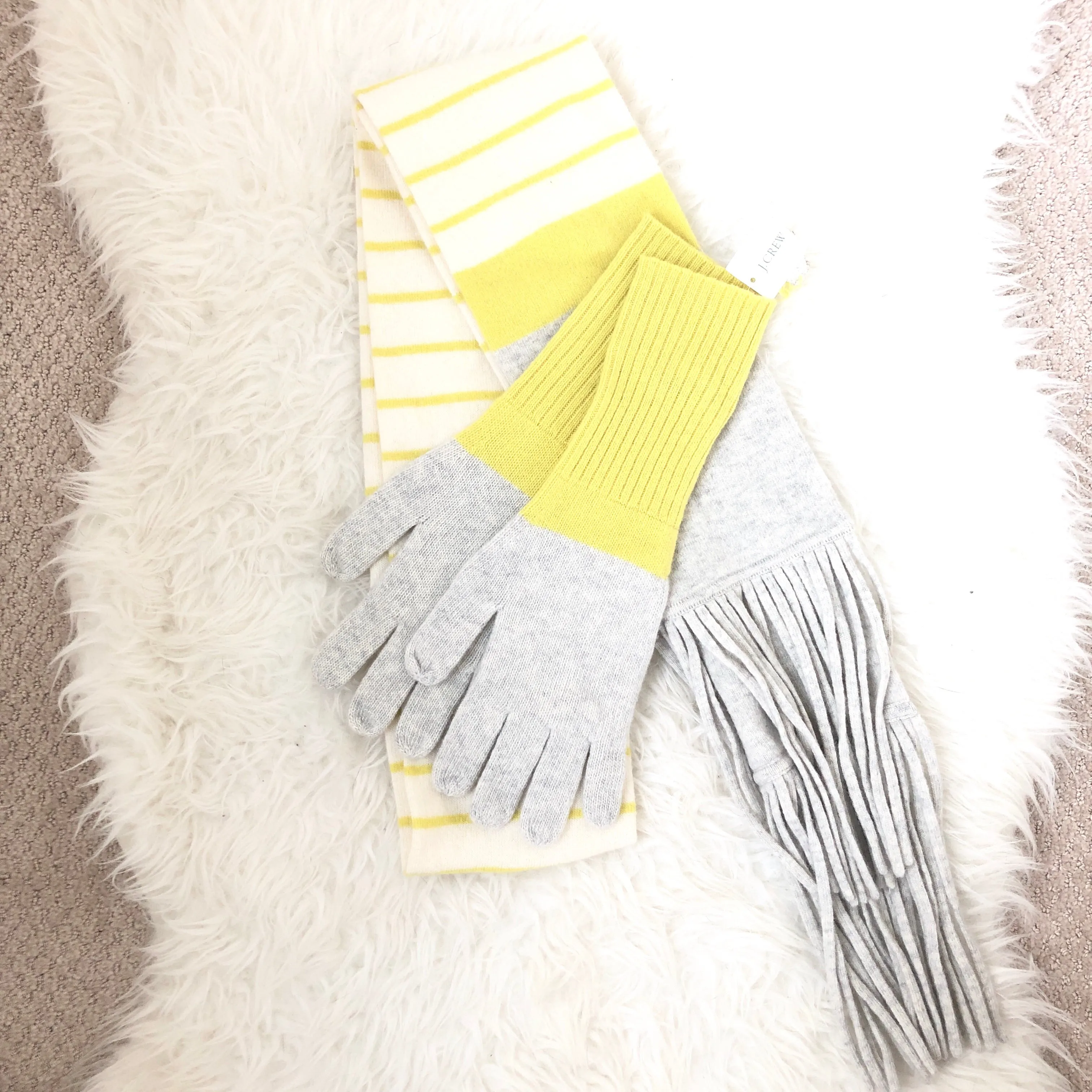 J Crew Scarf and Glove Set NWT