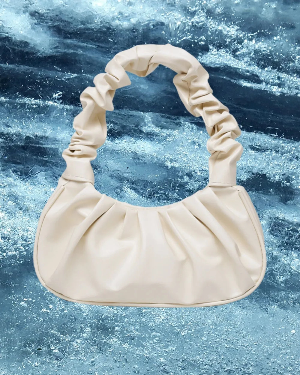 JCBA33004 Mini Cloud Ruched Simple Shoulder Bag