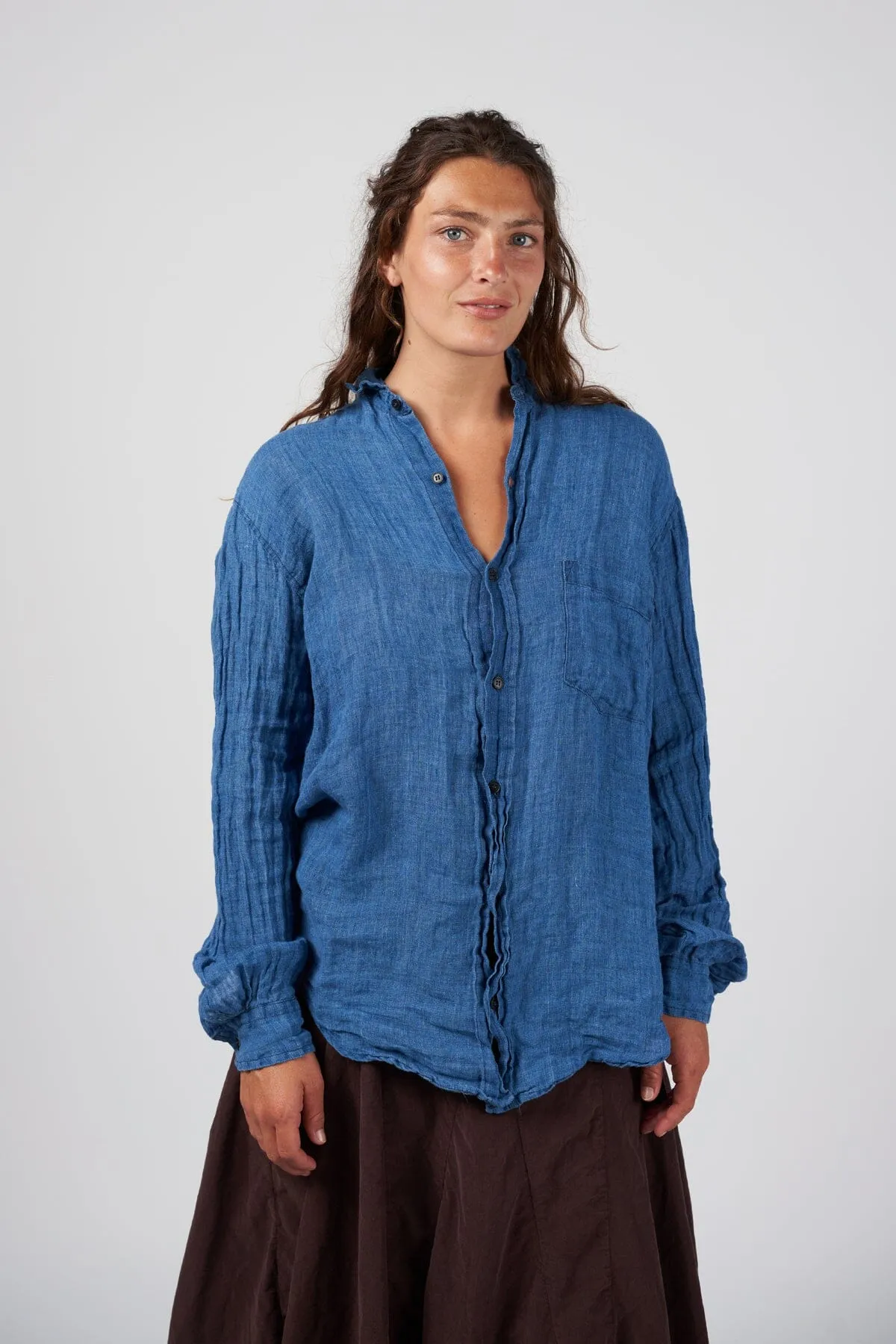 Joss - Lightweight Indigo Linen