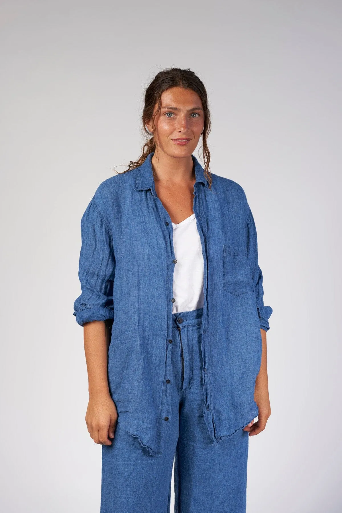 Joss - Lightweight Indigo Linen