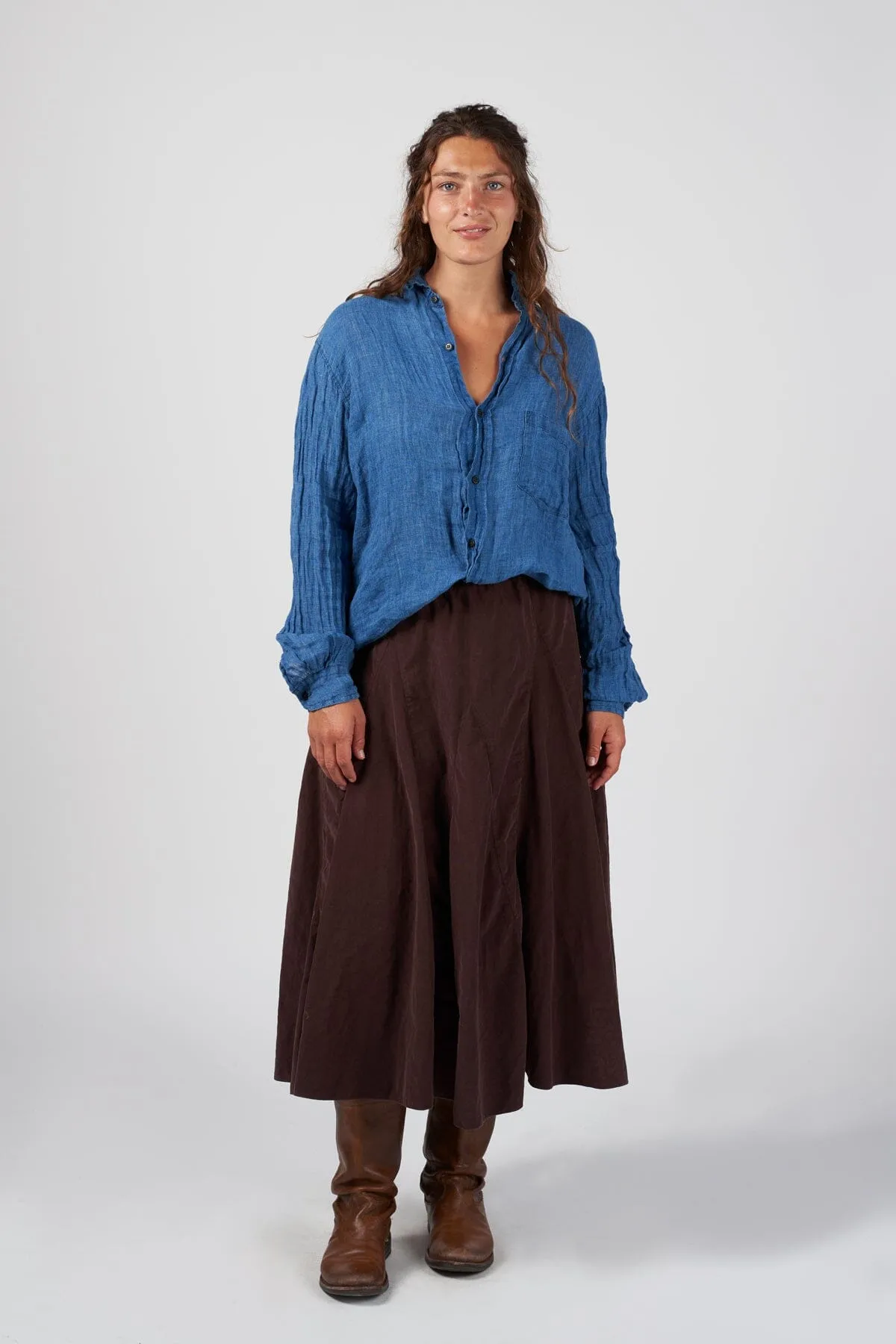 Joss - Lightweight Indigo Linen