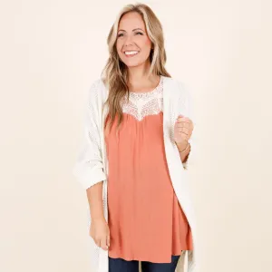 Lace With Love Top, Mauve